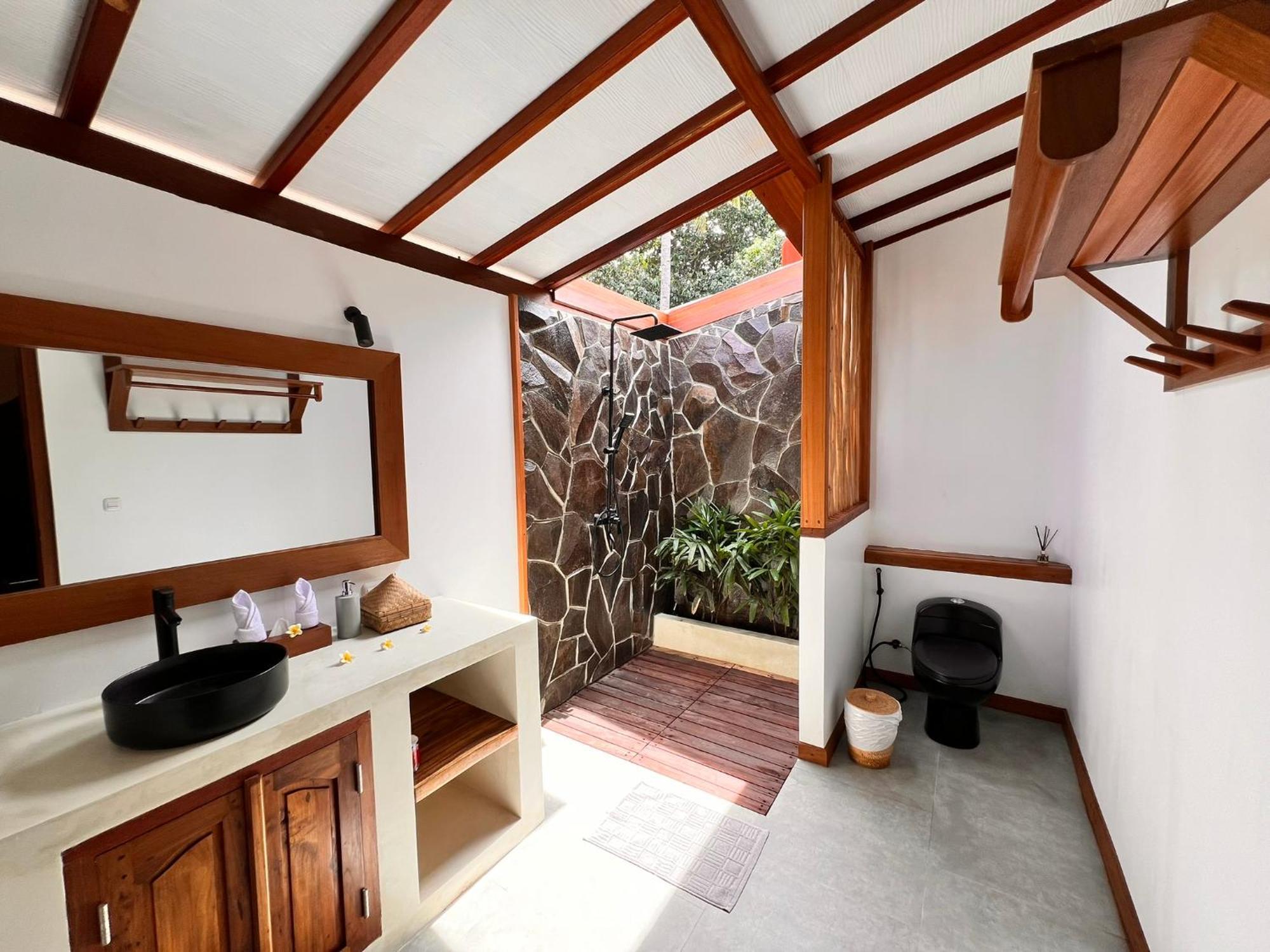 Gili Lumbung Bungalow Гили Еър Екстериор снимка